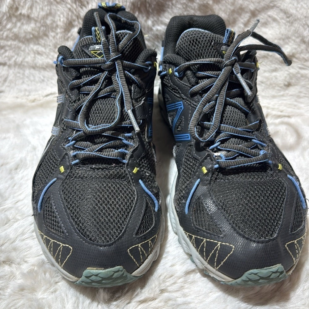 New Balance Womens 610 Trail Running Shoes 9.5 Gray Blue N-Fuse Sneakers USA - Picture 11 of 14